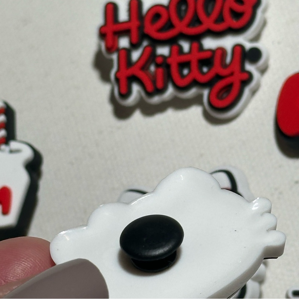 NEW SANRIO HELLO KITTY Silicone PVC Croc Inspired Shoe Charms - Picture 4 of 4